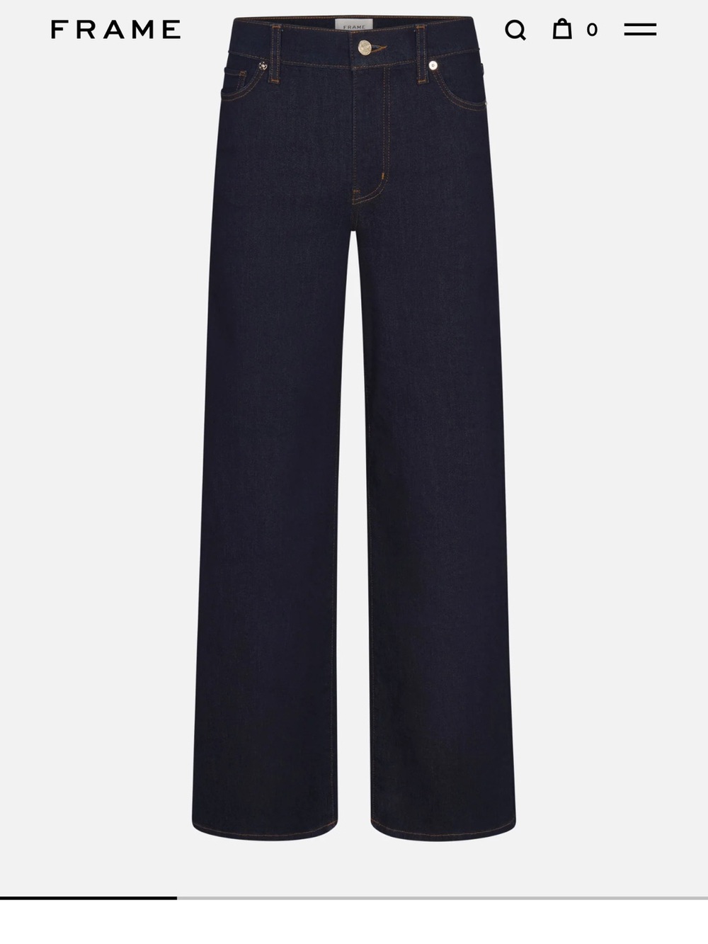 Frame Le Slim Palazzo Long rinse